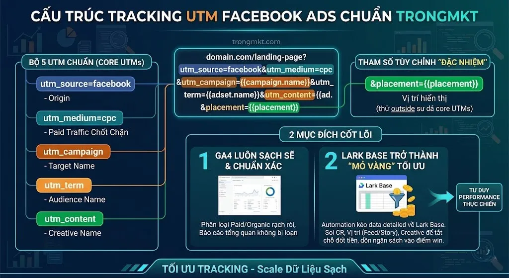 Cấu Trúc Tracking UTM Facebook Ads Chuẩn Xác Để Tối Ưu Hệ Thống Bán Hàng