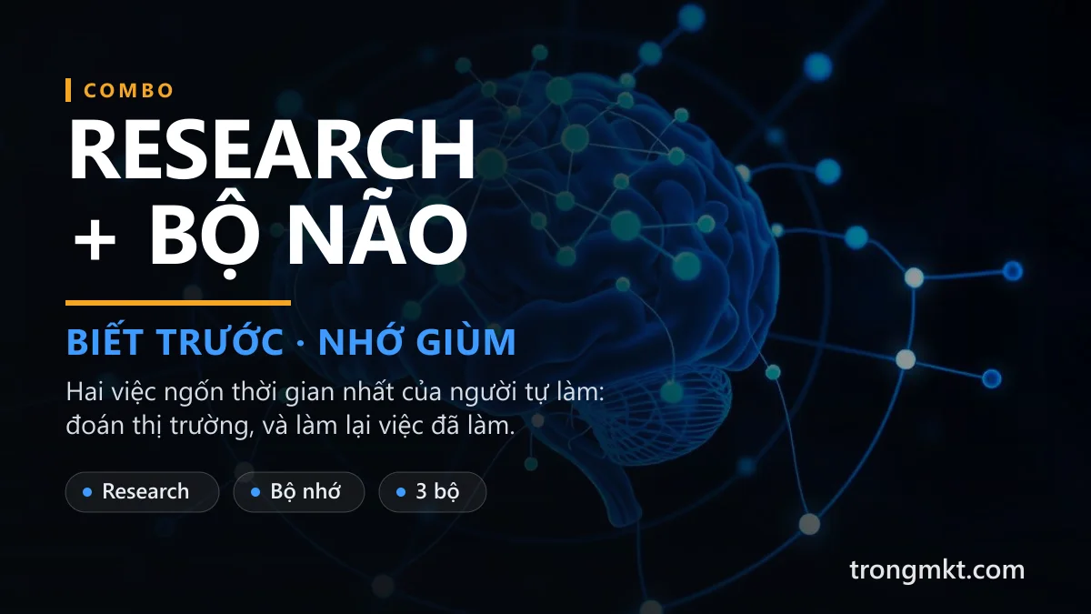 Combo Research Thị Trường + Bộ Não Thứ Hai