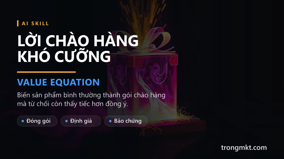 Thiết Kế Lời Chào Hàng Khó Cưỡng