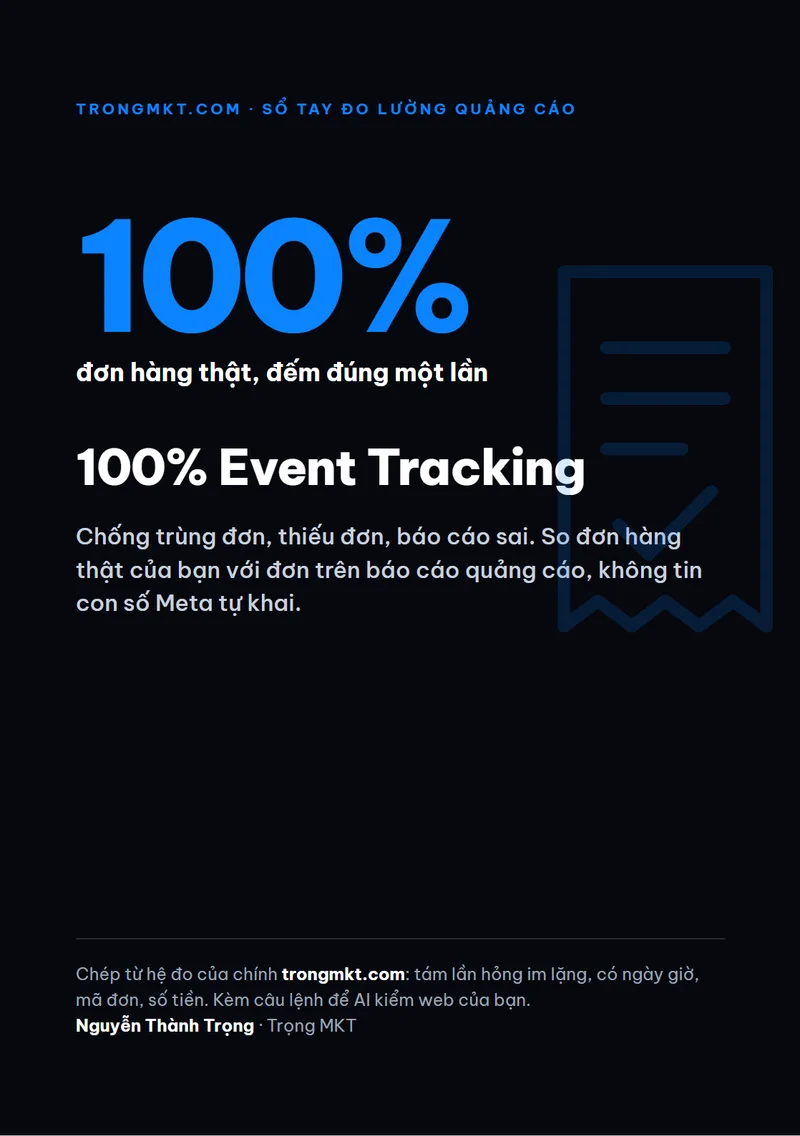 100% Event Tracking